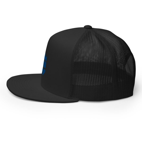 Black & Blue Trucker Cap