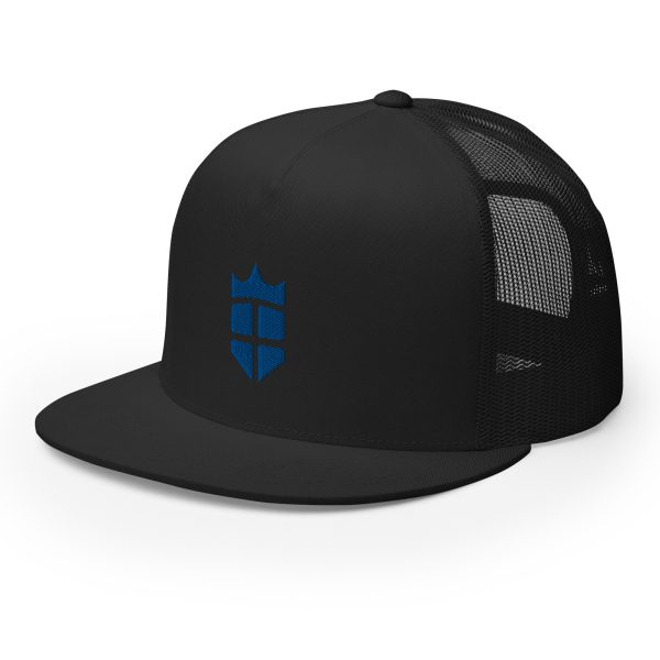 Black & Blue Trucker Cap