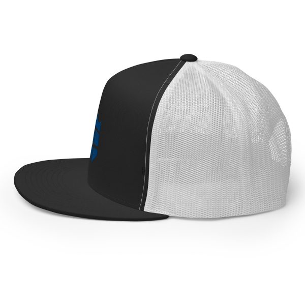 Black & Blue Trucker Cap