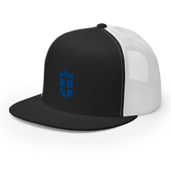 Black & Blue Trucker Cap