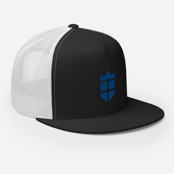 Black & Blue Trucker Cap